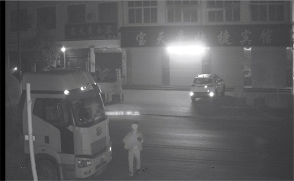 内乡公安：开着半挂车偷盆景，结果杯具了！