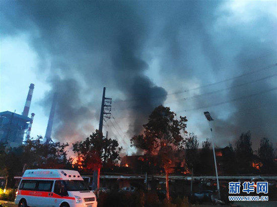 三门峡气化厂爆炸：事故现场已经得到有效控制 事故原因正在调查中