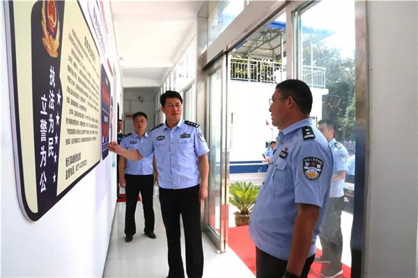社旗县公安局组织开展派出所规范化建设第一次集中观摩活动