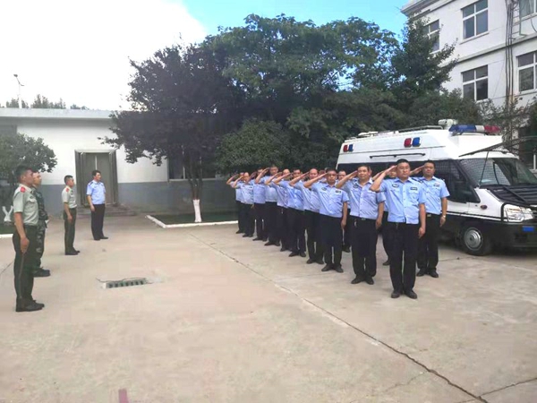 社旗县公安局局长高青督导派出所规范化建设工作