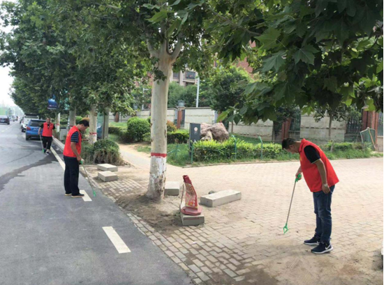 郑州市兴达路街道“鸿苑路”成志愿者眼中的“网红路”