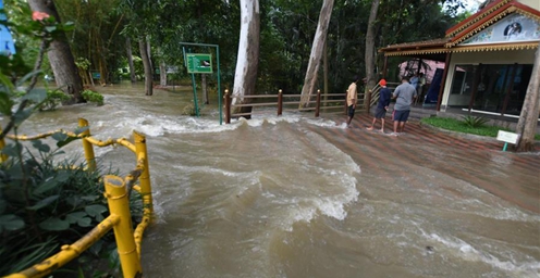 印度多地持续暴雨 死人数已上升至132人