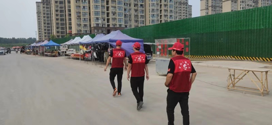 郑州市兴达路街道文明志愿者助力共迎民族盛会