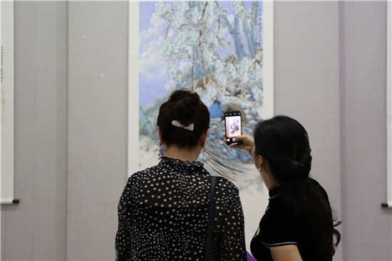 凤舞中原——周卫民、李彦书画作品展在河南大观美术馆举行
