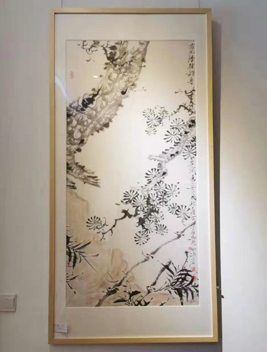 宋野岩国画作品展在郑州文博城卧云溪艺术馆举行