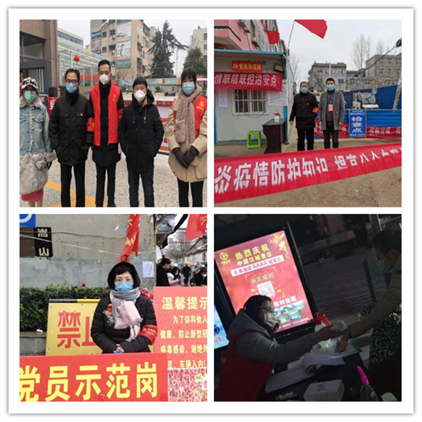 举党旗战一线 亮党徽当先锋——卧龙联社党员志愿者服务队在行动