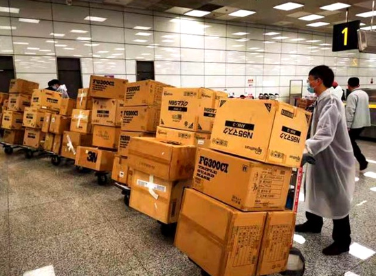 给力！河南省机场集团15天运送防控物资8万多件