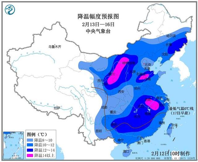 强寒潮来袭！雨雪、大风、强降温齐上线！请注意保暖!