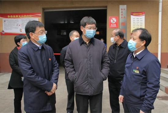 三门峡市统战部长张松林莅临仰韶调研疫情防控和复工复产！