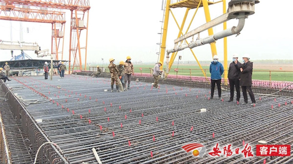 国家重点工程郑济高铁滑县特大桥建设有序推进