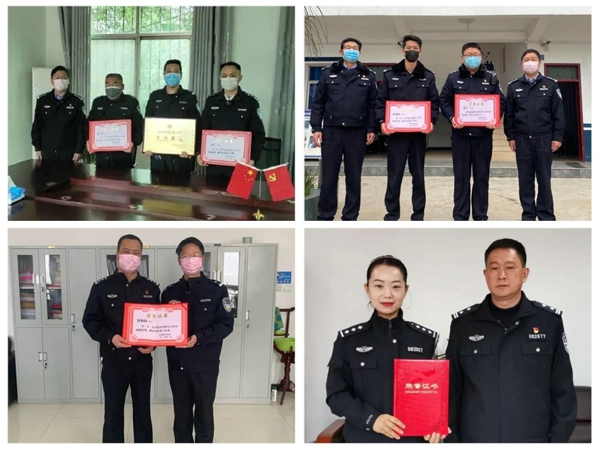 社旗公安:战时表彰暖警心 “送奖上门”鼓士气