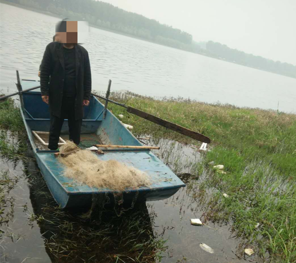 南阳市公安局鸭河工区分局成功查获一起非法捕捞水产品案件