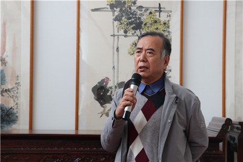 著名画家李德君先生在郑州举办收徒仪式