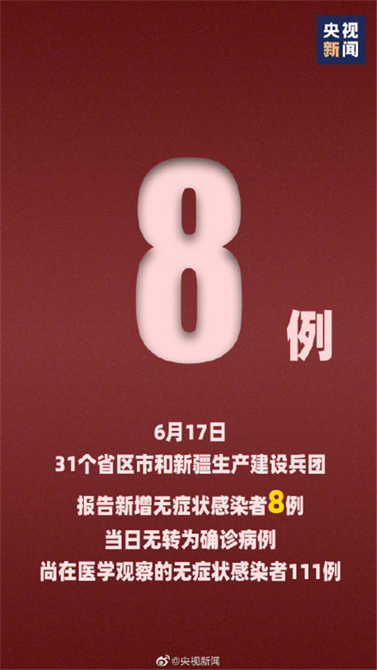 6月17日31省区市新增28例确诊 网友：越来越少，信心倍增