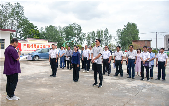 正阳县永兴镇：党建逐村观摩 推进整镇提高