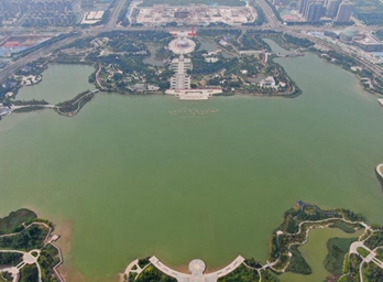 商丘:日月湖风光