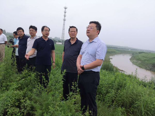 河南邓州市委常委、常务副市长顾理督导刁河防汛