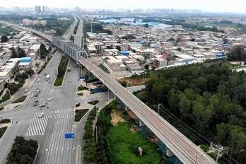 新建太焦铁路轨道铺设全部完成