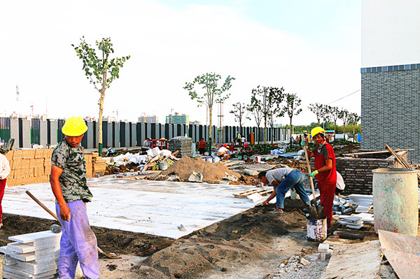 邓州市湍北高中：  齐心协力忙筹备 美景舒心迎新生