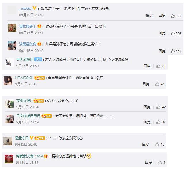 两孙女被奶奶推拉进粪坑溺亡 网友：