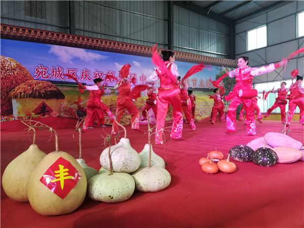 南阳宛城区农民丰收节举行---共话累累硕果 共唱丰收赞歌