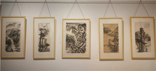 墨语心象——陈黙国画写生作品展在郑州园博园开幕
