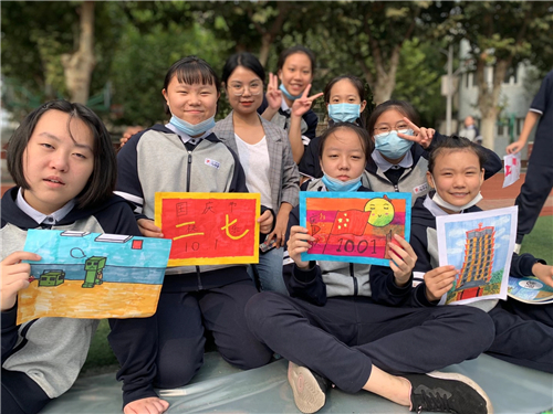 郑州市第二初级中学学子书画传情，厚植红色二七精神