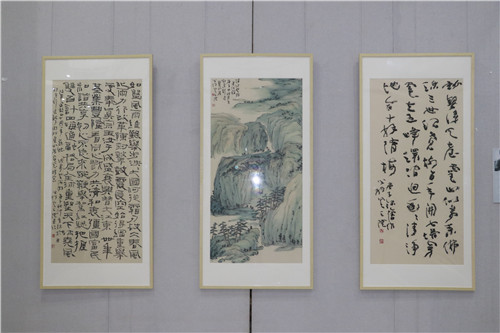 同人书画作品展在郑州金秋美术馆开幕