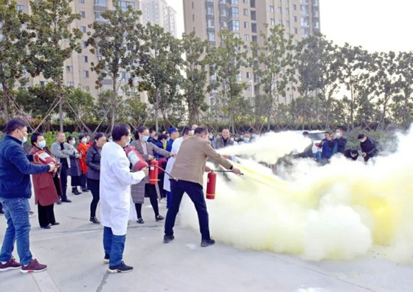 唐河县人民医院举办2020年冬季消防培训会
