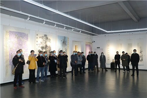 水墨之境一一孙翰林书画作品展在郑州市青少年宫展厅开幕