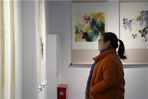 水墨之境一一孙翰林书画作品展在郑州市青少年宫展厅开幕
