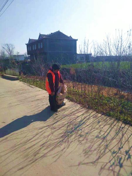 新蔡县黄楼镇开展清洁家园活动
