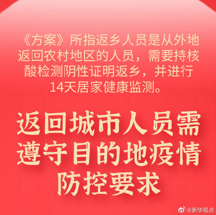 返回城市也要居家14天吗？何为居家监测？何时执行？官方答疑来了