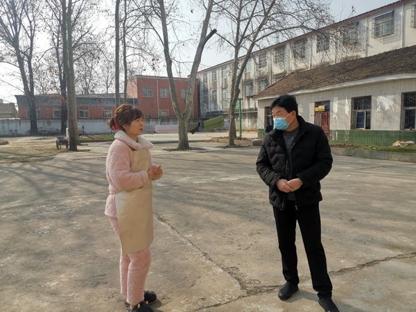 新蔡县黄楼镇领导到养老机构调研  疫情防控工作