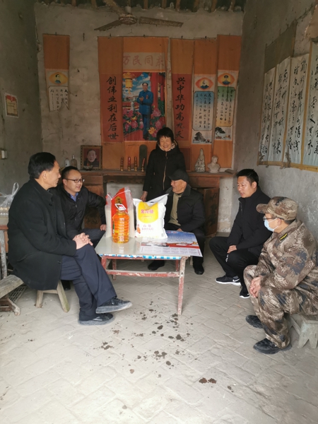 汝南县金铺镇开展走访慰问退役军人迎新春活动