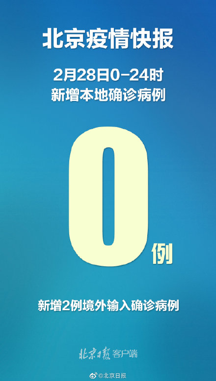 北京新增2境外输入确诊 北京连续30天本地确诊零新增
