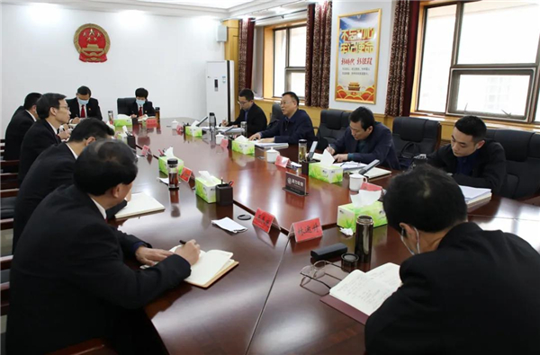 河南省政法队伍教育整顿第14驻点指导组到商丘中院调研指导