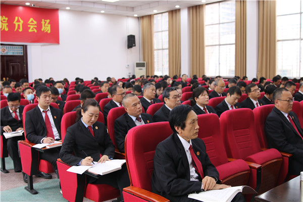 西峡县法院召开教育整顿集中学习培训会