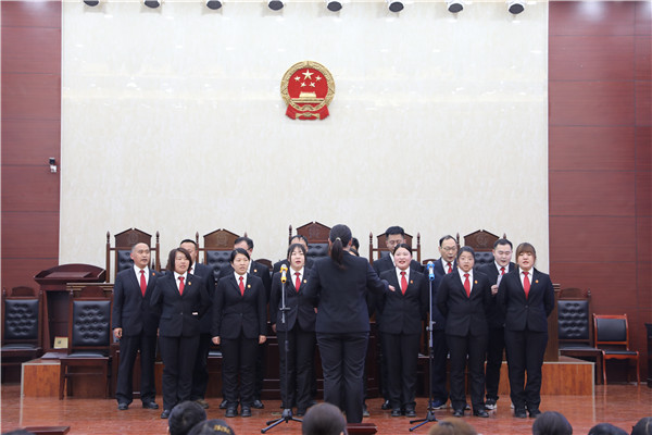 内乡县法院开展“忠诚颂”红歌大合唱