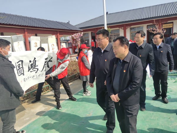 驻马店市汝南县：“永远跟党走”群众性主题宣传教育活动启动