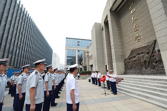 郑州市消防救援支队党史学习教育基地揭牌仪式在二七纪念馆举行
