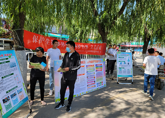 人与自然和谐共生——郑州国基路街道办事处“六五环境日”宣传活动