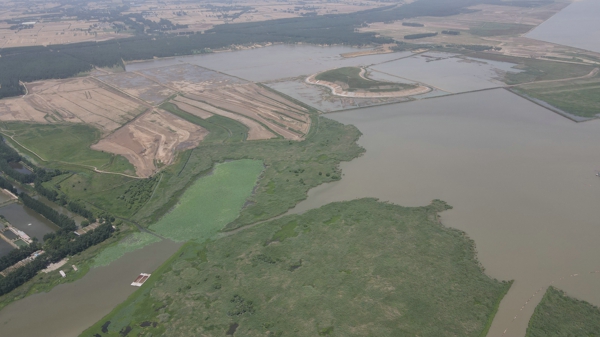 宿鸭湖：亚洲最大平原人工水库清淤扩容工程持续进行