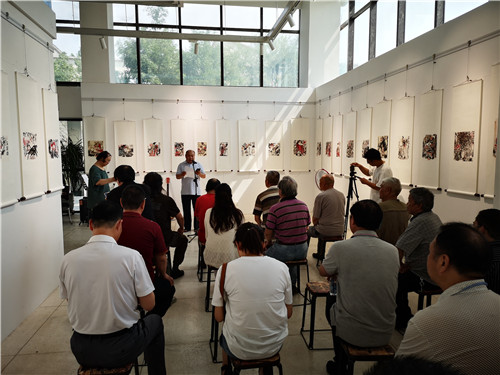 黄河人中国画小品新作展在河南大观美术馆开幕