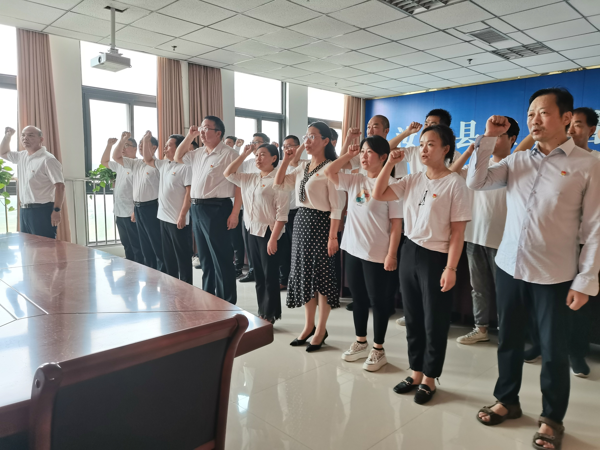 汝南县应急管理局党史学习教育活动声势有力