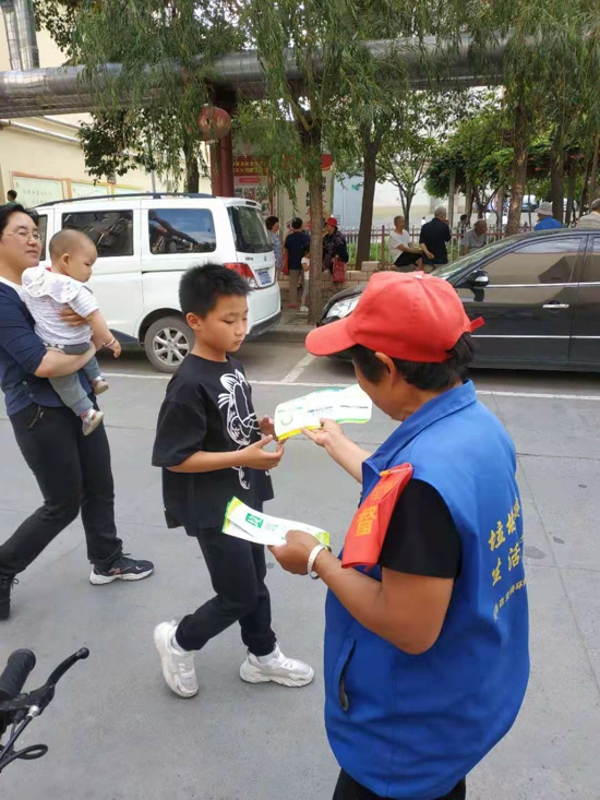 河南森贝特联合联合郑州市林山寨街道开展垃圾分类宣传活动