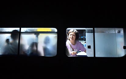 直击灾区米河镇