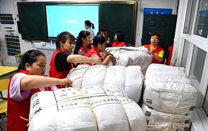 探访郑州防汛安置点