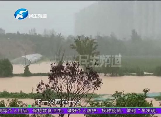 郑州思念果岭业主家泡水无法居住 物业：我也不太清楚