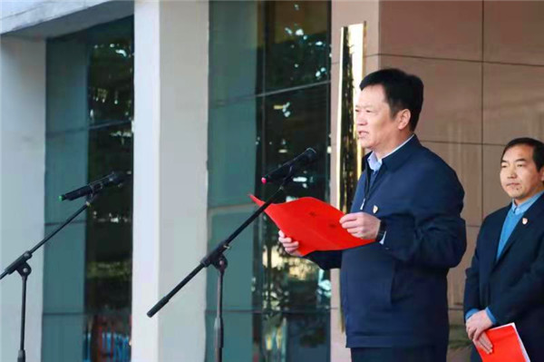 新野县举行园区企业党委、社会组织党委揭牌仪式